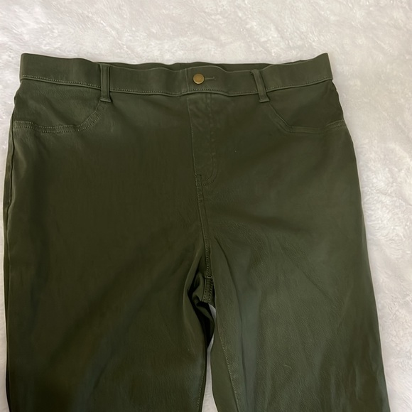 TIME And TRU Women's Green Pull on Skinny Jegging/Pants XL Elastic Stretch - Picture 3 of 5